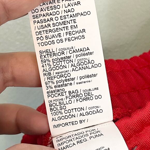 Puma Iconic T7 Men's Red & White Athletic Track Jogger Pants Size Small - Picture 7 of 13